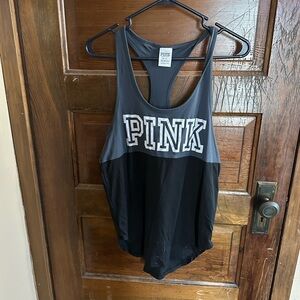PINK Victoria's Secret Dark Gray Tank